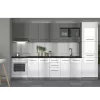 Kitchen Element Petra D60 UR Grey Graphite - White High Gloss Foil - Grey Matt Foil 60x55x82 cm