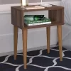 Nightstand Hank walnut 45x30x60cm