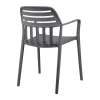 Outdoor Chair Eviana Fylliana Grey 53x56x81 cm