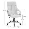 Office Chair  White 63x66x116cm