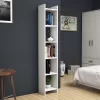 Bookcase Darco melamine white 28.6x22x160cm