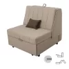 Armchair New Montana Fylliana Light Brown - Dark Brown Bombay 95*100*92 cm