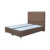 Bed Nicolle Fylliana with Storage Space Brown 208*162*130 (160*200) cm