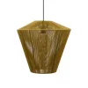 Ceiling Single Light Cord Fylliana Gold 40x40 cm