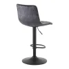 Bar Stool 1020 Fylliana Grey - Anthracite - Black 43x48x112 cm