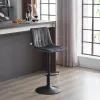 Bar Stool 1020 Fylliana Grey - Anthracite - Black 43x48x112 cm