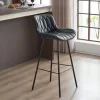 Bar Stool 2033 Fylliana Brown - Anthracite - Black 48.5x50.5x101 cm