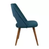 Dining Chair T-5 LUX Fylliana Light Green - Golden Sand 49x55x86 cm