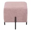 Stool Ivanna Fylliana Pink - Black 38x38x36 cm