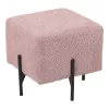 Stool Ivanna Fylliana Pink - Black 38x38x36 cm