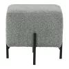 Stool Ivanna Fylliana Mint - Black 38x38x36 cm