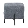 Stool Ivanna Fylliana Blue - Black 38x38x36 cm