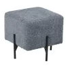 Stool Ivanna Fylliana Blue - Black 38x38x36 cm