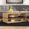 Coffee Table Savio Artisan - Black 101x55x48 cm