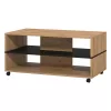 Coffee Table Savio Artisan - Black 101x55x48 cm