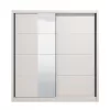 Wardrobe with Mirror Albi 205 Cashmere 205x60x216 cm