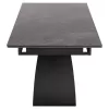 DINING TABLE TEGATT  CERAMIC TOP EXTENDABLE-BLACK 180-260x90x77Hcm.