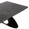 DINING TABLE TEGATT  CERAMIC TOP EXTENDABLE-BLACK 180-260x90x77Hcm.