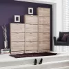 Shoe Storage Base 13 Grey Oak 58x18x119 cm