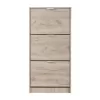 Shoe Storage Base 13 Grey Oak 58x18x119 cm