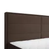 Double Bed Due Frame with Storage space Brown 165x209x115 cm