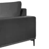 CORNER SOFA (RIGHT) NOA  ANTHRACITE FABRIC 288x90-157x67-80Hcm.