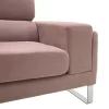 3 seater sofa Shea fabric rotten apple-inox 198x80x87cm