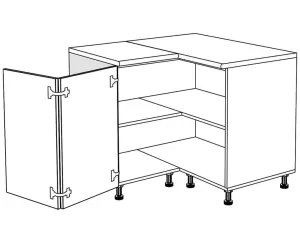 Ντουλάπι Κουζίνας Επιδαπέδιο Γωνιακό IN MDF DU 2K
