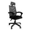 Office Chair FL09 Fylliana Grey - Black 60x60x114/124 cm