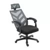 Office Chair FL09 Fylliana Grey - Black 60x60x114/124 cm