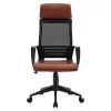 Manager's Office Chair FL19 Fylliana Brown PU Leather  60x62x128 cm