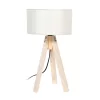 Table Lamp with Three-Legs Fylliana Beige - Nature 25*45,5 cm