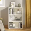 Bookcase Tomar 3 White 70x24.5x107.5 cm