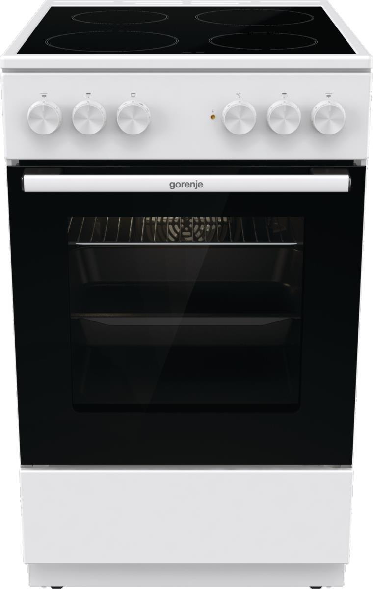 Ηλεκτρική Κεραμική κουζίνα Gorenje 50 εκ. Λευκή GEC5A61WG