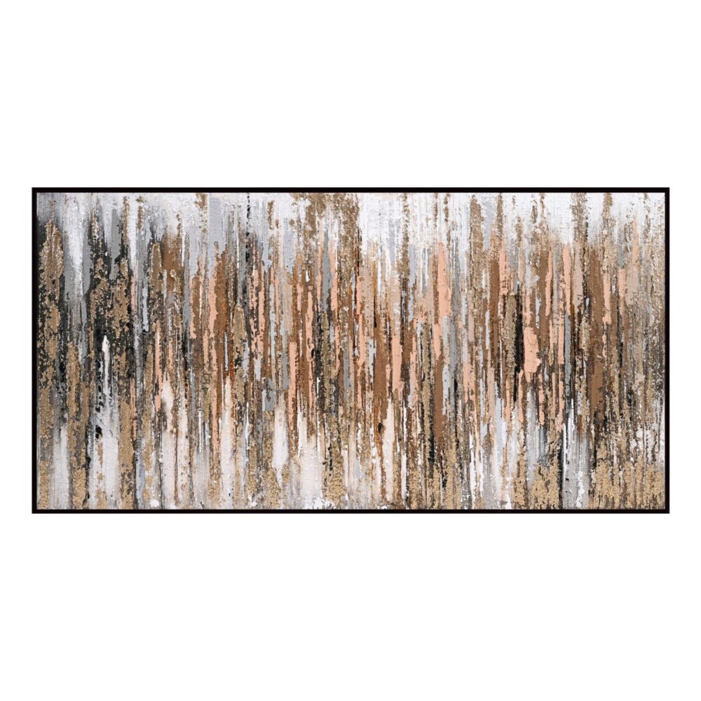 ΠΙΝΑΚΑΣ ΤΟΙΧΟΥ ABSTRACT  ΜΕ ΚΟΡΝΙΖΑ ΜΑΥΡΗ-ΚΑΜΒΑΣ 142x4.5x72Υεκ