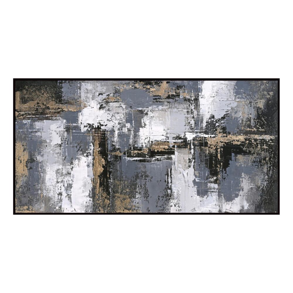 ΠΙΝΑΚΑΣ ΤΟΙΧΟΥ ABSTRACT  ΜΕ ΚΟΡΝΙΖΑ ΜΑΥΡΗ-ΚΑΜΒΑΣ 142x4.5x72Υεκ