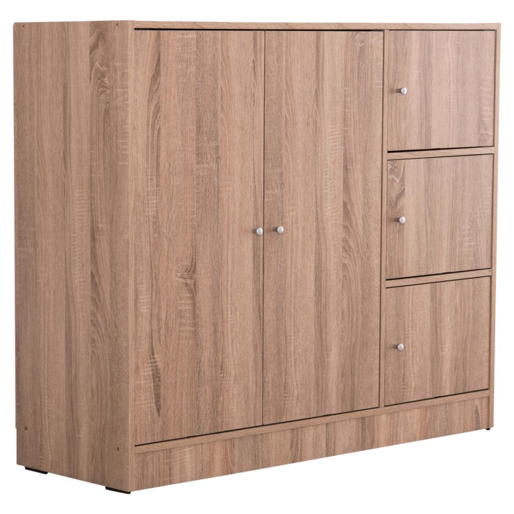 ΝΤΟΥΛΑΠΙ ΜΕ 4 ΑΠΟΘ.ΧΩΡΟΥΣ MATIN  SONAMA OAK ΜΕΛΑΜΙΝΗ 117x39,5x99,5Υεκ